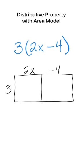 Do you know how to use area model to expand expressions? #mathshorts #fyp