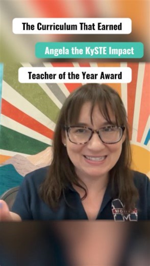 Angela teaches English… but not how you’d expect. Her 9th grade curriculum is built completely around rhetoric and critical thinking — and it earned her the KySTE Impact Teacher of the Year Award. | K-12 Tech