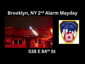FDNY Brooklyn, NY Box 2356 10-66 2nd Alarm Mayday Dispatch Audio 3/28/25