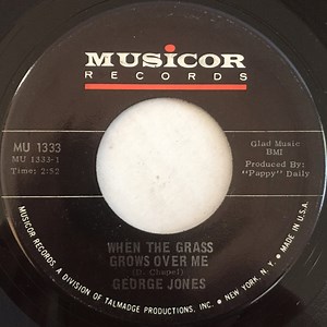 George Jones - When The Grass Grows Over Me