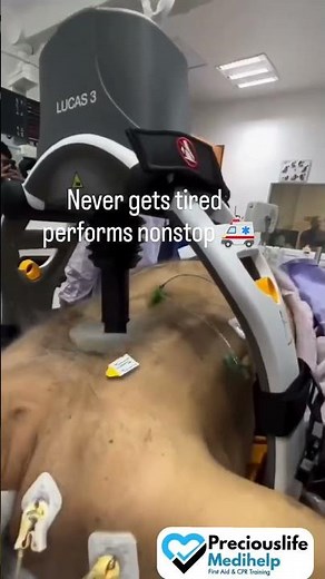 🤖 This CPR Robot Can Save Lives Better Than Humans? | The Future of Emergency Care 🚑💓 #shorts