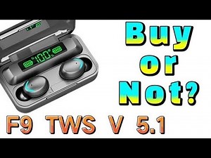 F9 TWS wireless Bluetooth earbuds headphones - real buyer review