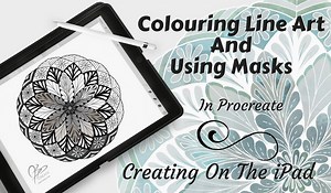 Colouring Line Art and Using Masks in Procreate - Creating on The iPad | Jane Snedden Peever | Skillshare