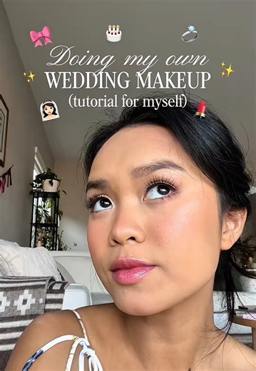 Asian beauty bridal makeup tutorial | Peachy & natural wedding look