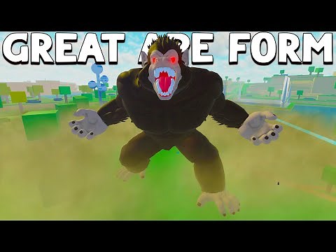 i UNLOCKED the GREAT APE FORM in ROBLOX Dragon Soul
