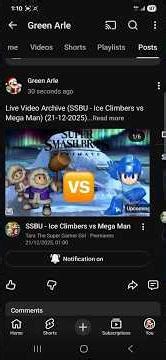 Live Video Archive (SSBU - Ice Climbers vs Mega Man) By TTSG 💚 (21-12-2205)