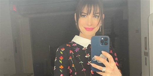 Anne Hathaway's Legs Are Next-Level Sculpted As She Rocks A Super Short Jumpsuit On IG