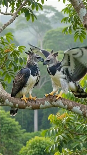 How the Harpy Eagle Has Giant Claws! 😱 #Shorts