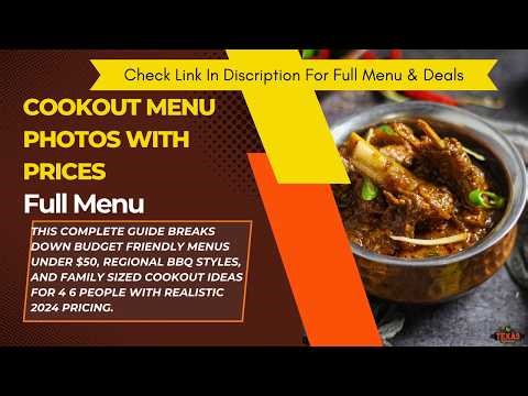 Cookout Menu Photos with Prices 2026 | Full Cookout Menu Guide (USA)