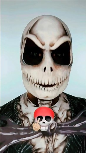 Jack Skellington Makeup Tutorial Skf Transformation #jackskellington