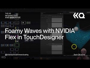Foamy Waves with NVIDIA Flex in TouchDesigner - TouchDesigner Tutorial 132