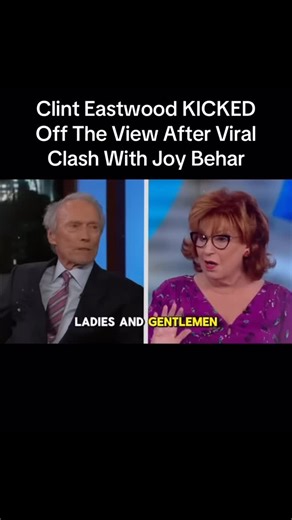 RedPillMaga1776 | Clint Eastwood KICKED Off The View After Viral Clash With Joy Behar. Clint Eastwood dismantled Joy after trying to ambush him in polical views | Instagram