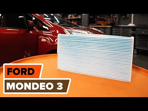 Kuinka vaihtaa raitisilmasuodatin FORD MONDEO 3 -merkkiseen autoon OHJEVIDEO | AUTODOC