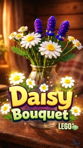 Daisy Bouquet 🌼 | LEGO Flowers #lego #legoshorts #voidcraft