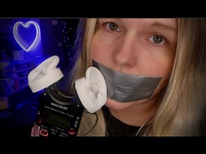 ASMR I INTENSE Duct Tape Mouth Sounds, Muffed Whispering.