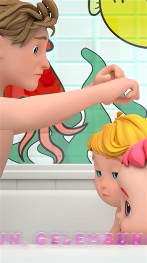 Lagu Mandi 🛁| Lagu Mandi yang Menyenangkan #shorts #babybenindonesia
