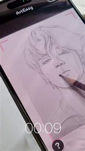 The easiest way to draw Jimin from BTS. Become an artist with ArtEasy. Link in BIO.