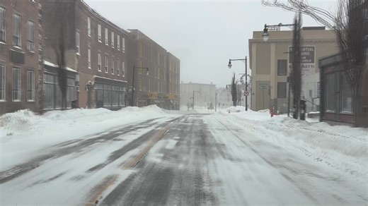 Drive through City of Worcester, Massachusetts Canal District around 10:30 this morning. Snow has lightened for the time being. Wind-blown snow still having an impact. #blizzard #snow #winter #Worcester #KelleySquare #canaldistrict #roadconditions | Spectrum News 1 Worcester