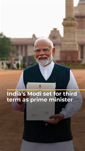 27K views · 750 reactions | India’s Narendra Modi will be sworn in for a third term as prime minister on Sunday after he was unanimously elected by members of the BJP and its National Democratic Alliance (NDA) as their leader. | Al Jazeera English | Facebook