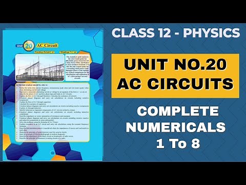 XII Physics Solved Numericals | Ch# 20 AC Circuits