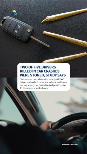 Two Of Five Drivers Killed In Car Crashes Were Stoned, Study Says #marijuana #thc #driving