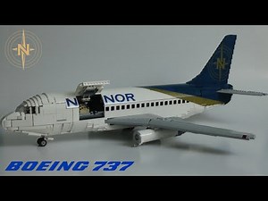 Custom Lego NOLINOR Boeing 737-200