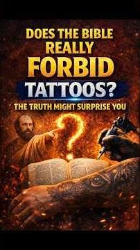 Tattoos and the Bible: Forbidden or Misunderstood? #biblemystery #bibleverse #tattoo