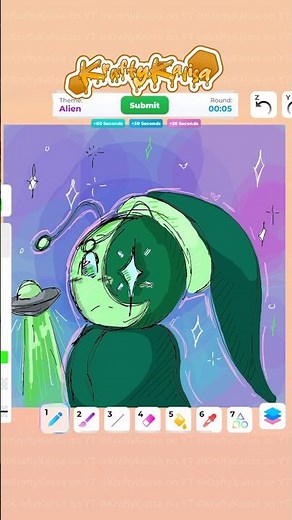 Drawing Alien Astro! Dandy’s World x Speed Draw #roblox