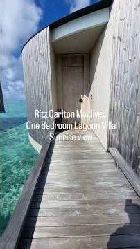 Ritz Carlton Maldives Lagoon Villa Room Tour