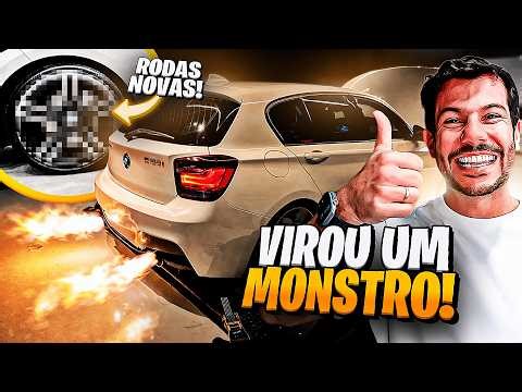 LABAREDAS + ESCAPAMENTO E RODAS NOVAS!! TRANSFORMANDO A BMW 125i M-SPORT!!🔥