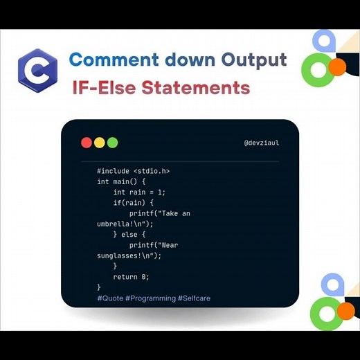C Programming Basics | If-Else Condition Explained #shorts #ifelsestatement