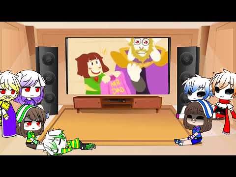 undertale reacts to the truth behind chara 1/2 |undertale|