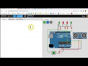 Arduino+Wokwi. Выталкивание предметов из круга с черной границей