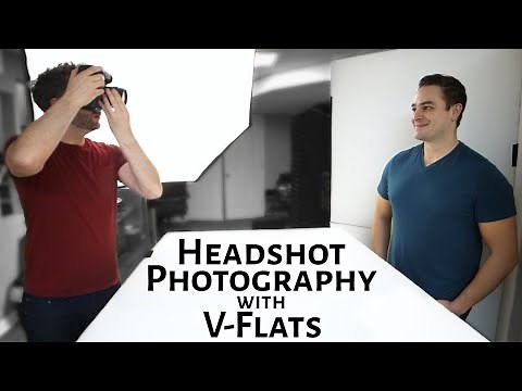 How To Shoot Headshots With V-Flats
