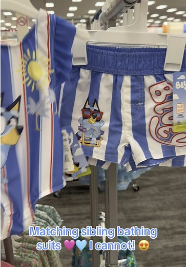 @target @Bluey #matching #swim #bathingsuit #siblings #shopping