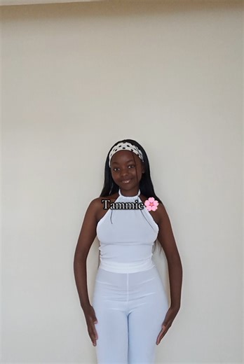 The Tammie set 🌸 A backless design halter top with wide legged pants Going for ksh 1500/ W/A to order 0754.057.287🪡 #custom #pants #twopieceset #fyp #kenyantiktok🇰🇪