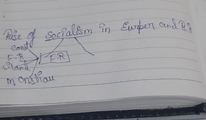 Rise of Socialism in Europe and Russian Revolution (R.R)Based... | Filo