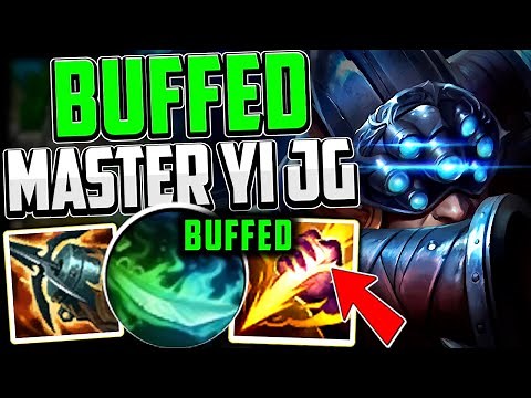 RIOT BUFFED MASTER YI... (Best Build/Runes) Master Yi Guide Season 13 League of Legends