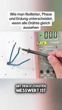 How to distinguish between neutral, phase and ground when all wires look the same