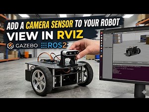 03 ROS2 Jazzy Tutorial: Add a Camera Sensor to Your Robot (Gazebo + RViz)