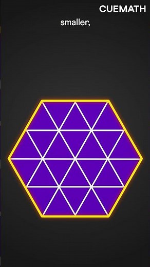 Hexagon area puzzle with an elegant solution! 🤯