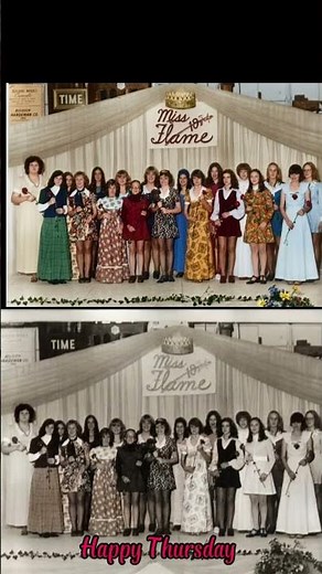 Nostalgia. Argyle Texas history. Before & after colorization