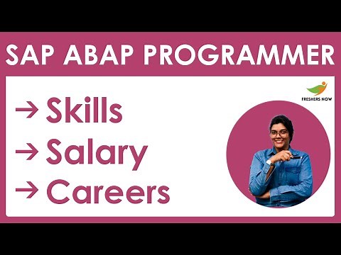 How to Become a SAP ABAP Programmer ? | Salary | Skills | Career in India