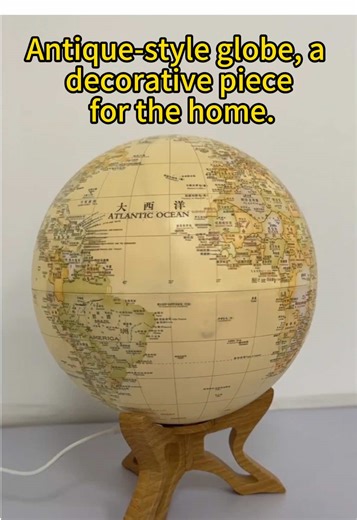 Antique-style globe,a decoratitve piece for the home.#GlobeEducativoBrasil #PresenteGlobe #GlobeDecorativo #globe #gift