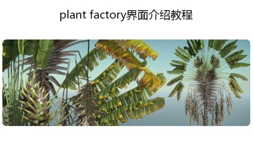 plant factory 革命性植物教程
