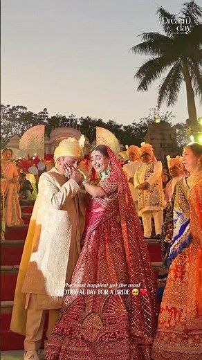 A bridal entry filled with emotions & love #wedding #shorts