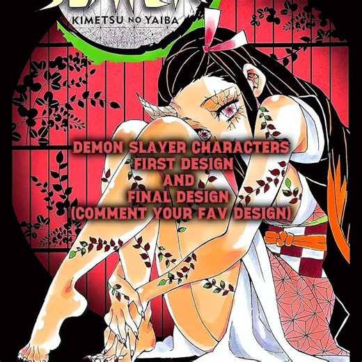 Demon slayer characters 🔥first designs #demonslayer #shorts