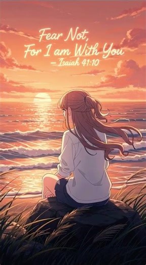 Fear Not… God Is With You 🙏 | Isaiah 41:10 #shorts