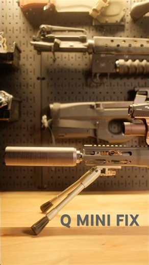 Q Mini Fix Suppressed SBR #airsoft #youtubeshorts #2a #gunbuilds #guntuber #gunshort #subscribe