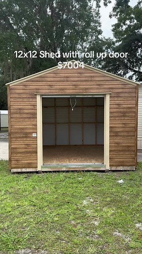 Beautiful 12x12 shedperfect for storaring aeay lawnmower, golf cart or motorcycle plus some tools! Very well built and hurricane proof, financing available and free delivery up to 20 miles from the store. #shed #storage #12x12 #lakeland #florida #plantcity #auburndale #bartow #polkcounty #forsale